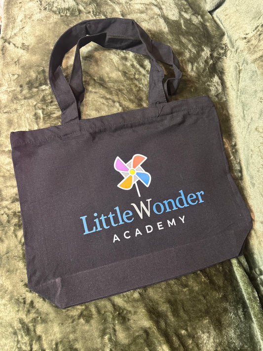 LWA Zipper Canvas Tote Bag