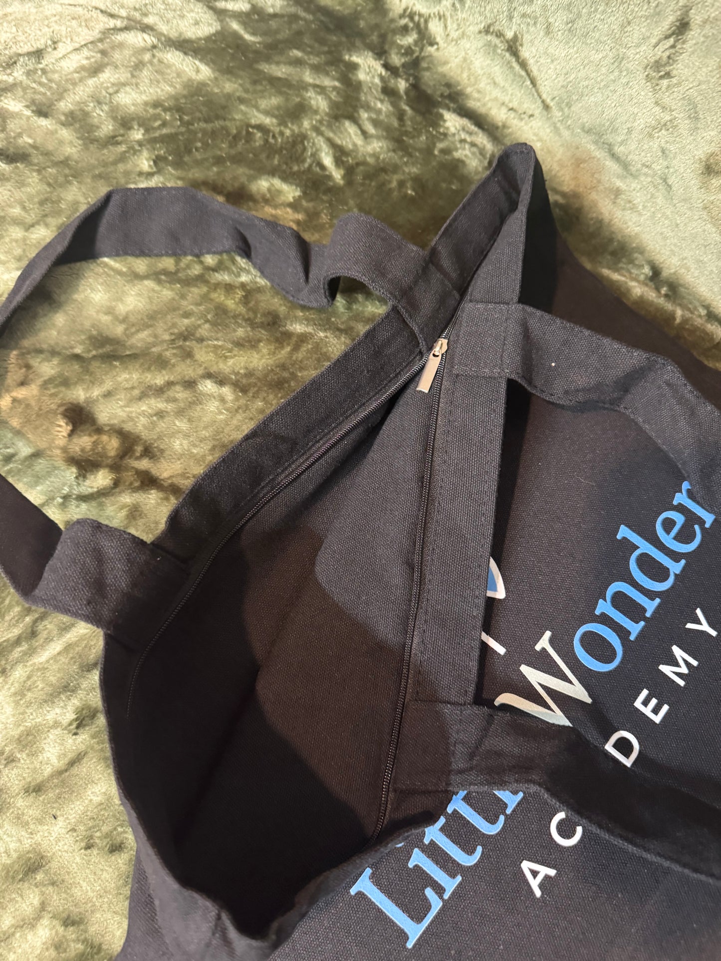 LWA Zipper Canvas Tote Bag