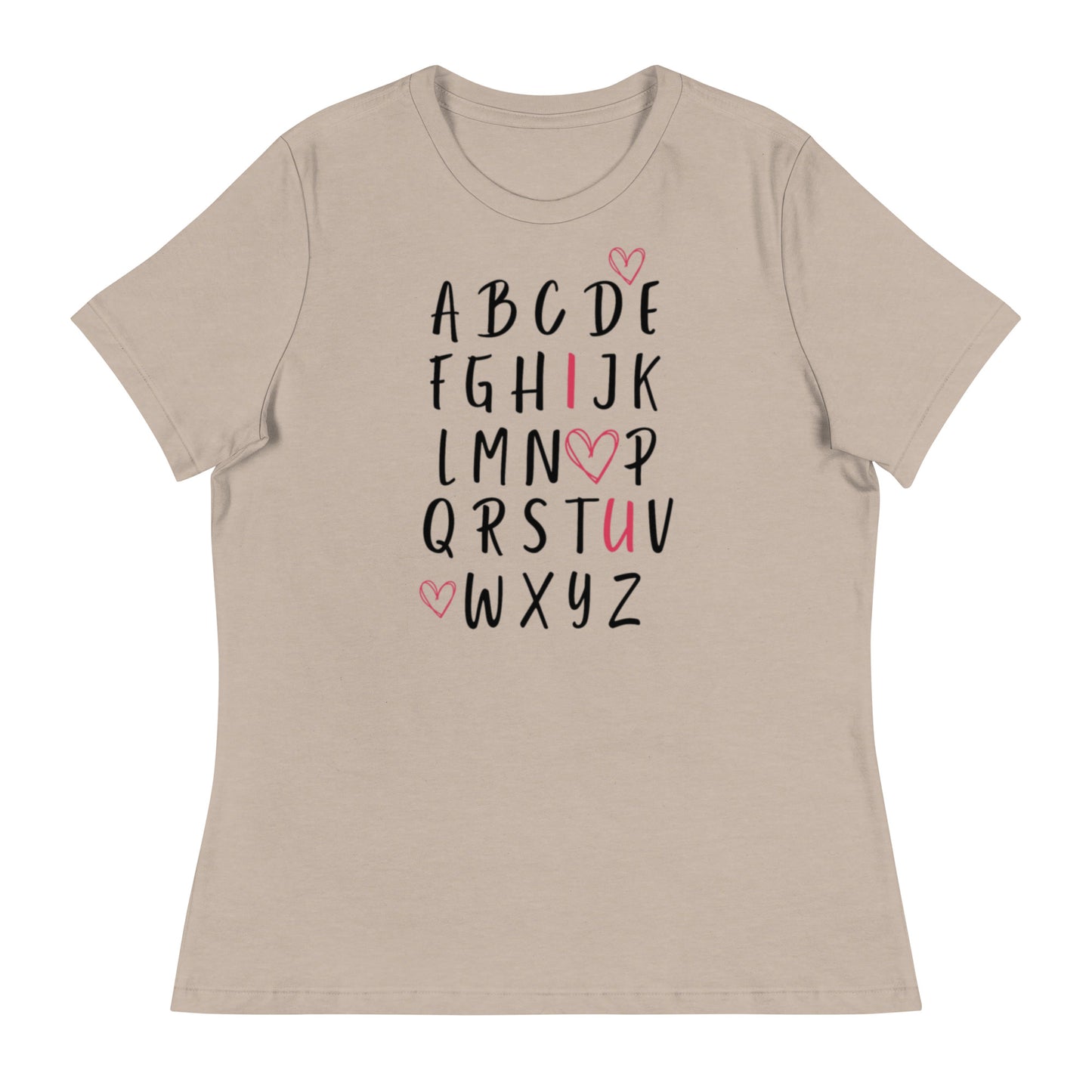 I Heart U Alphabet T-Shirt